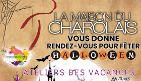 On fête Halloween à la Maison du Charolais