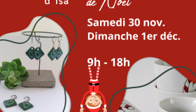 Portes ouvertes de Noël à l'atelier Les Créations d'Isa