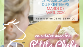 Atelier de cuisine participatif : le hamburger du printemps