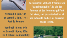 Balade - visites commentée à la découverte du Canal de Roanne à Digoin