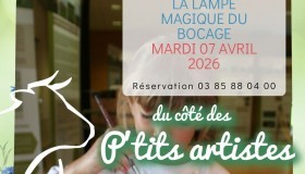 Atelier artistique : la lampe magique du bocage
