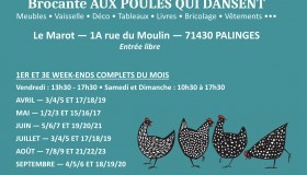 Déballage Brocante "Aux poules qui dansent"