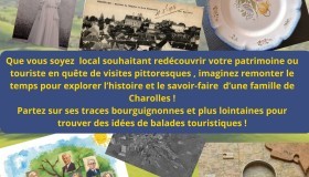 Découvrez votre future balade touristique en explorant les archives d'une famille de Charolles !