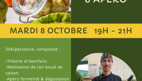 Atelier cuisine de Lacto fermentation