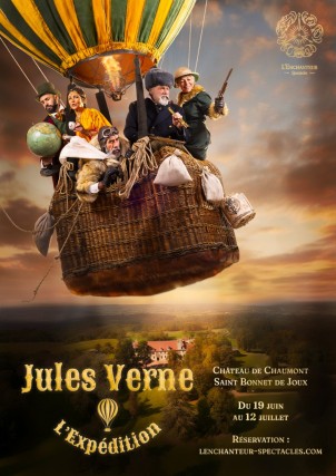 Affiche Jules Verne - enchanteur spectacles