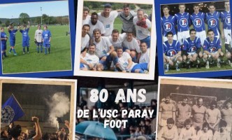 80 ans USC Paray Foot