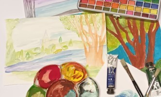 Atelier enfants "Paysage - atelier peinture"
