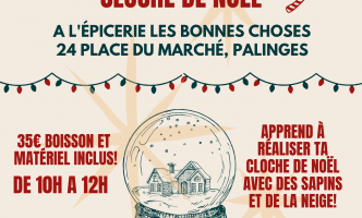 Atelier création cloche de Noël 
