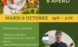 Atelier cuisine de Lacto fermentation