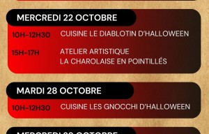On fête Halloween à la Maison du Charolais