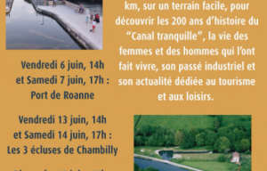 Balade - visites commentée à la découverte du Canal de Roanne à Digoin