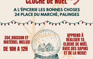 Atelier création cloche de Noël 