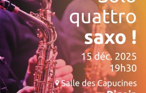 Concert « Solo quattro saxo ! »