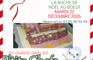 Atelier de cuisine participatif : la bûche de Noël au boeuf
