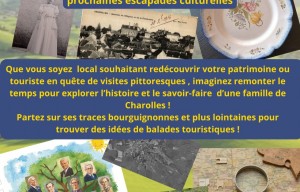 Découvrez votre future balade touristique en explorant les archives d'une famille de Charolles !