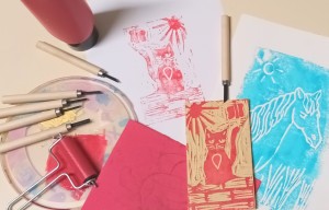 Atelier enfant "Paysage - gravure"