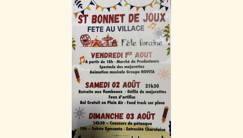 © MAIRIE ST BONNET DE JOUX